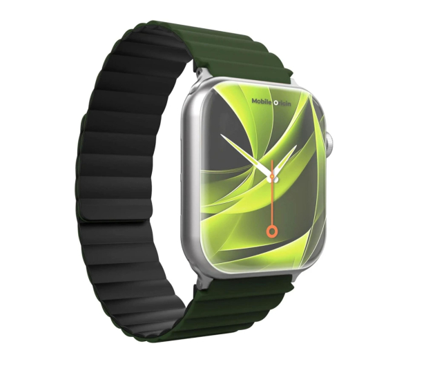 Mobile Origin Magnetic Watch Strap IIgreen/black Apple Watch 49mm/46mm/45m - 1504121 - zdjęcie